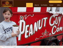 Tablet Screenshot of peanutguy.com